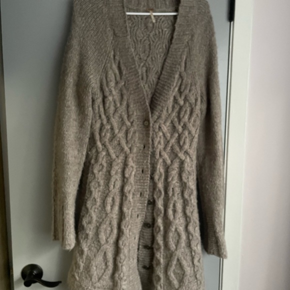 Free people knit cardigan, size L - Picture 2 of 7